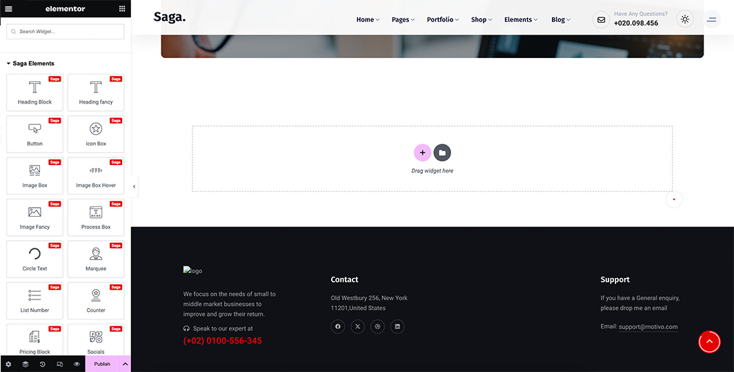 page builder
