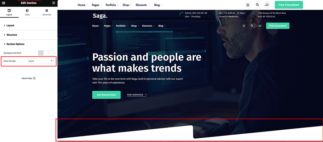 page builder